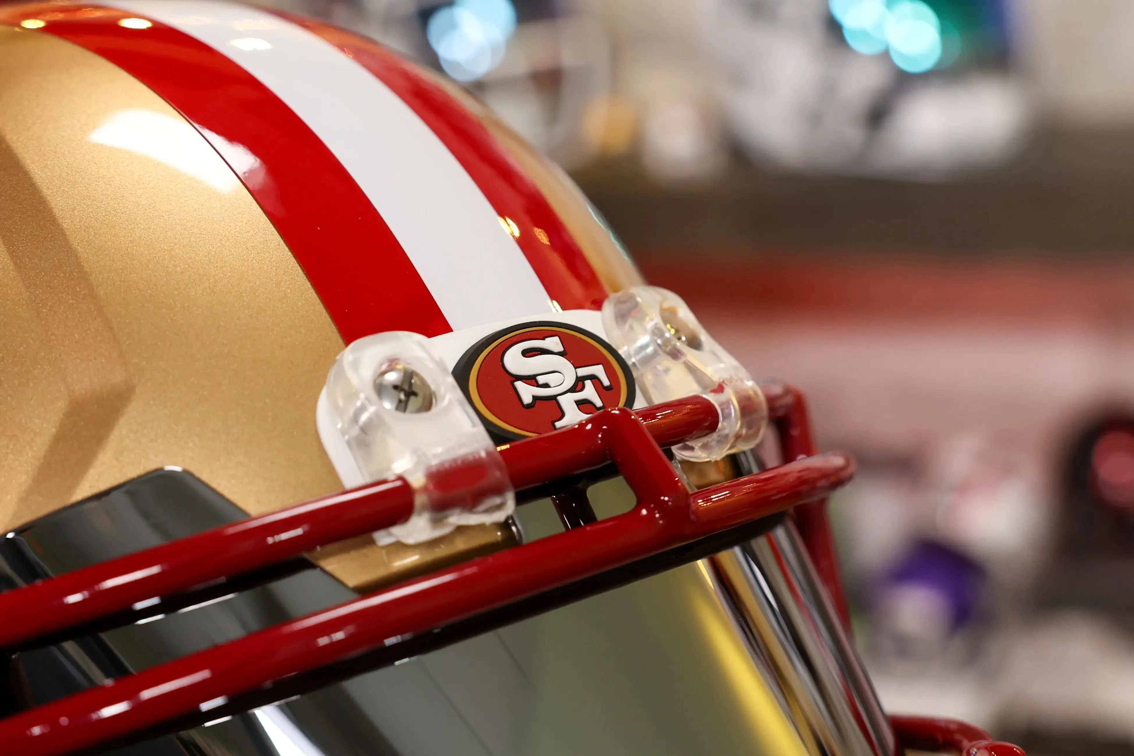 San Francisco 49ers Riddell Speed Display Helmet - GG Edition