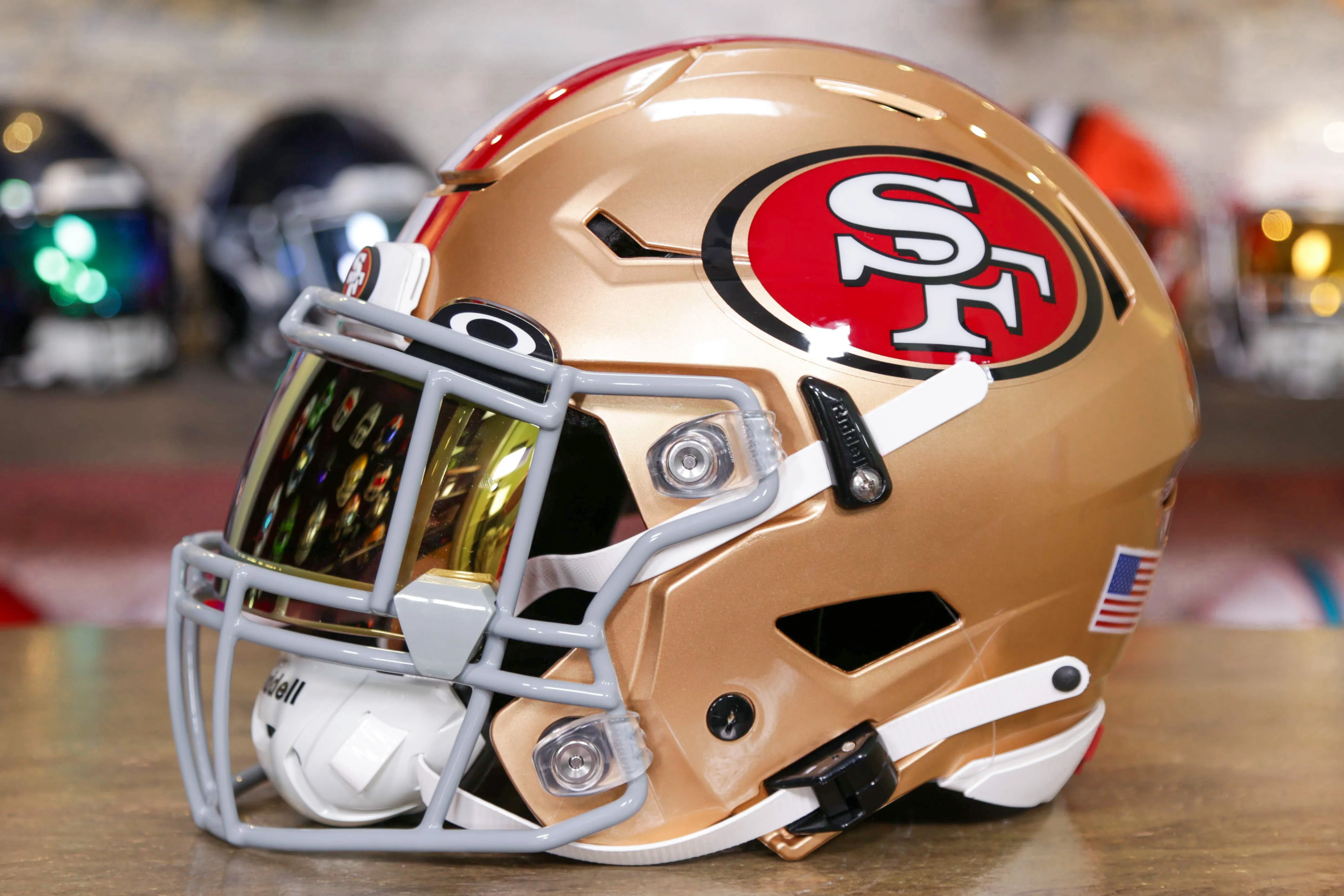 San Francisco 49ers Riddell SpeedFlex Helmet - GG Edition 00374