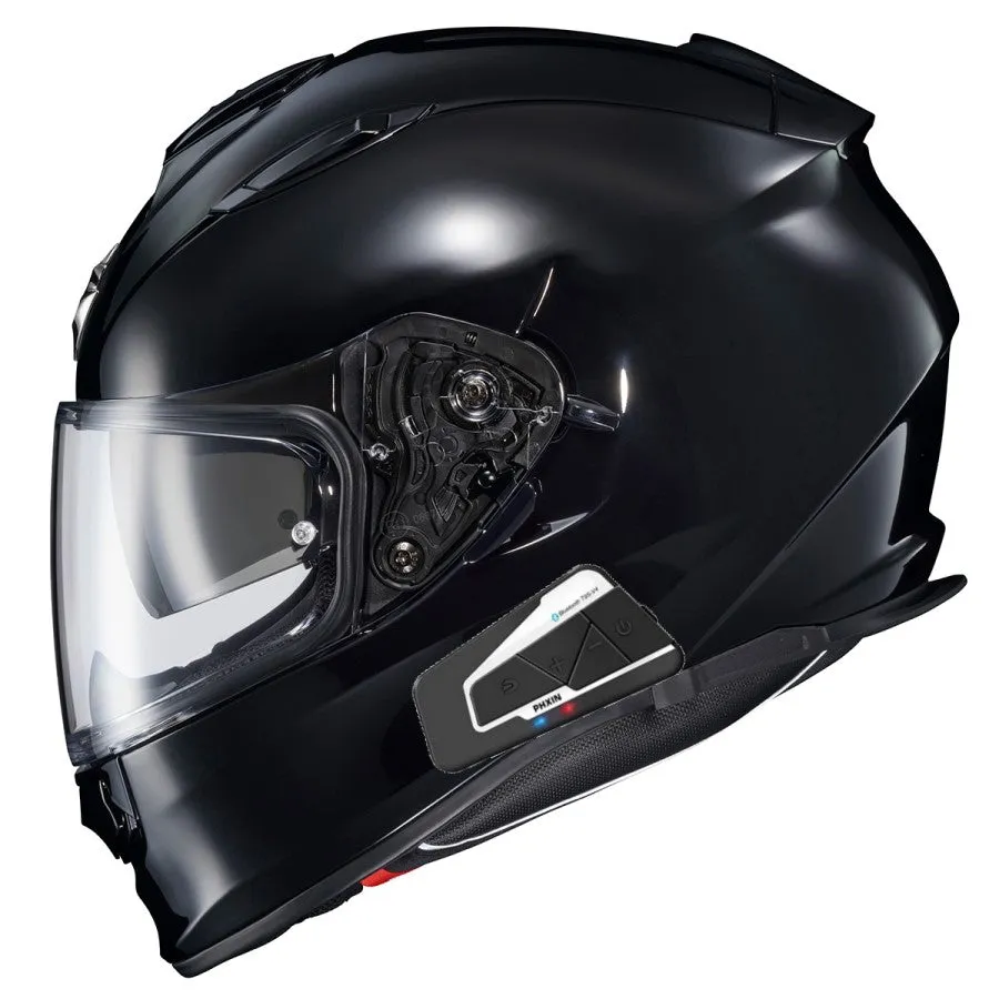 Scorpion Ryzer Full Face Bluetooth Helmet Gloss Black