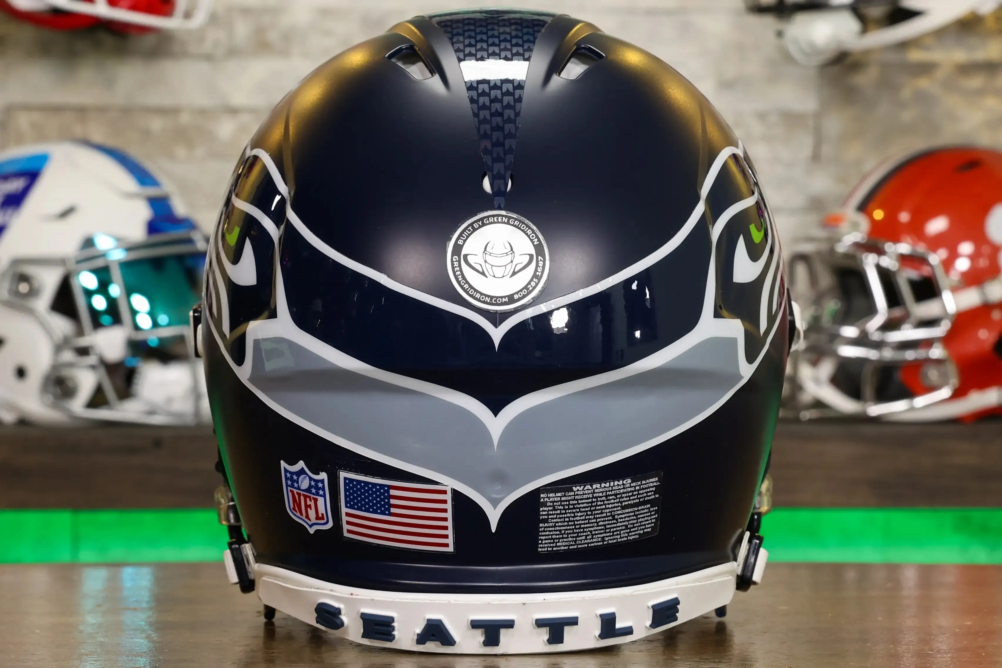 Seattle Seahawks Riddell Speed Authentic Helmet - GG Edition
