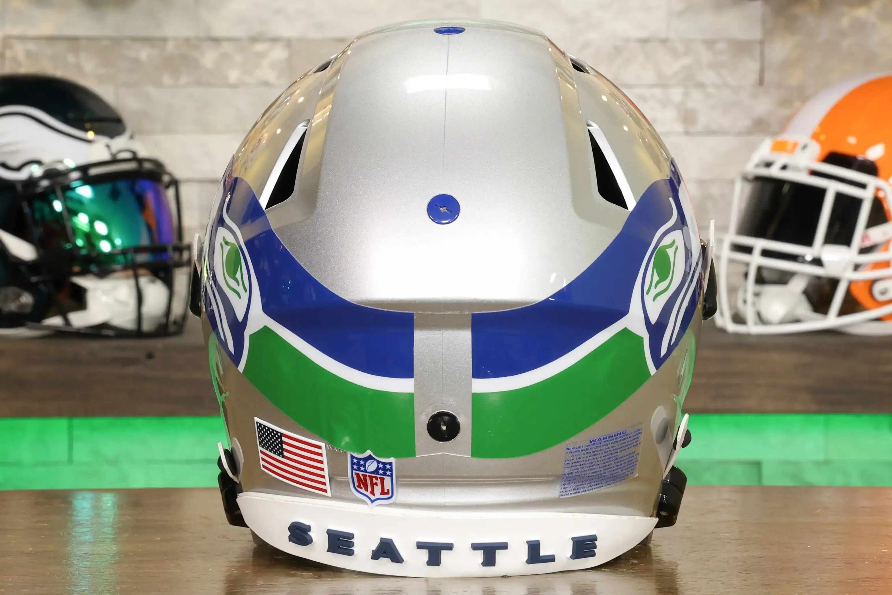 Seattle Seahawks Riddell SpeedFlex Helmet - Throwback - GG Edition 02382