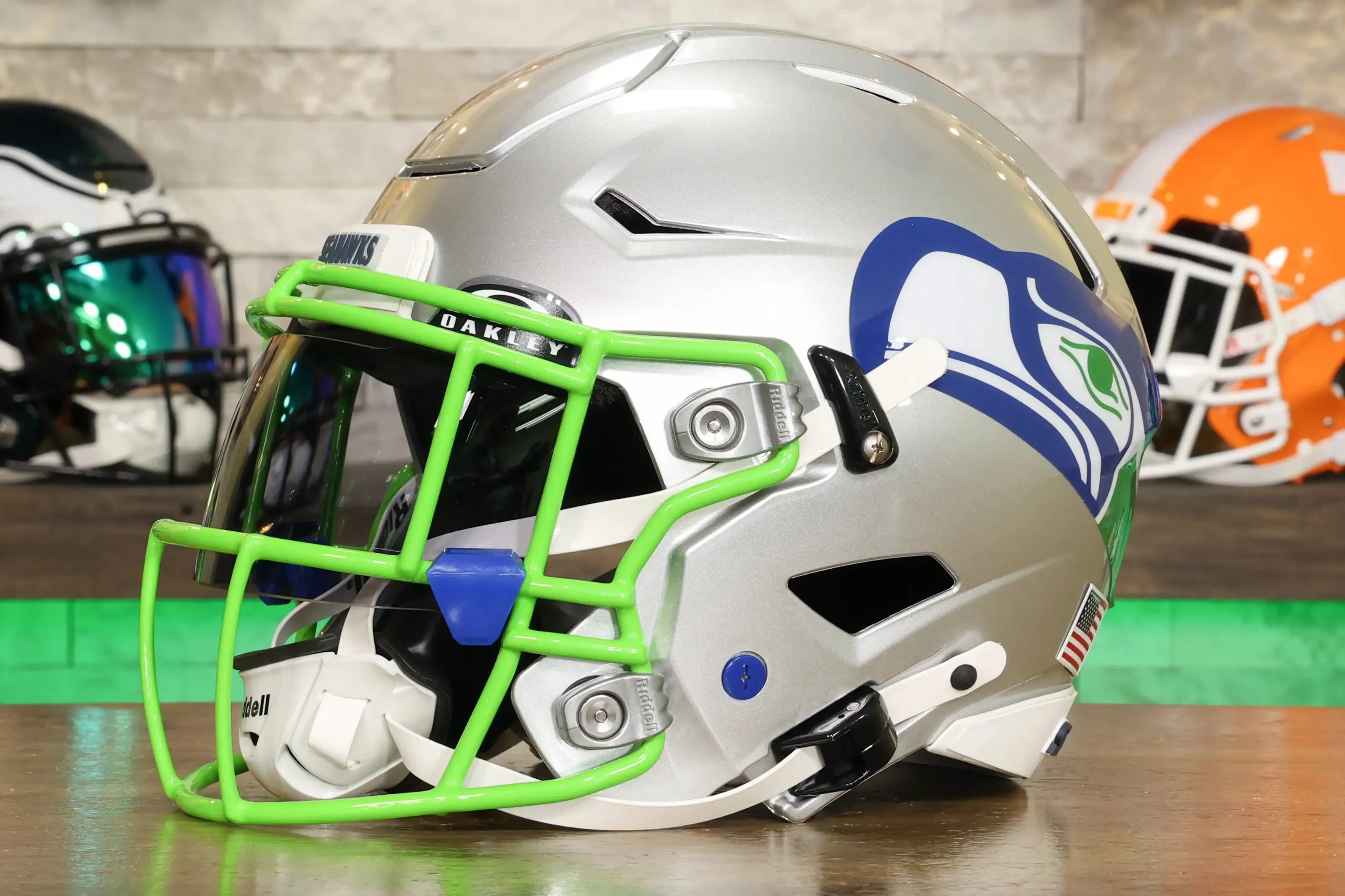 Seattle Seahawks Riddell SpeedFlex Helmet - Throwback - GG Edition 02382