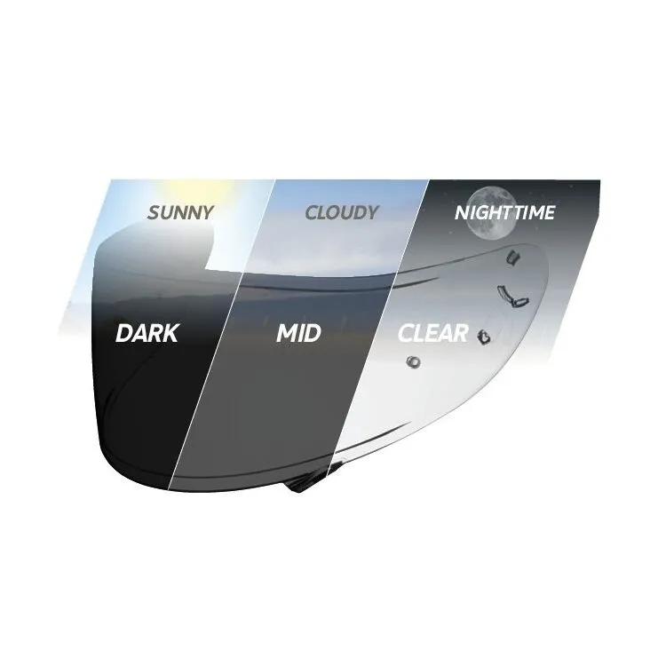Shoei CWR-F2 Transitions Photochromic Pinlock Shield