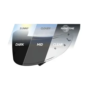 Shoei CWR-F2 Transitions Photochromic Pinlock Shield