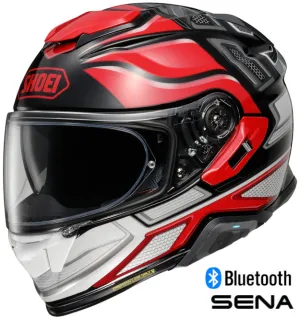 Shoei GT-Air II Full Face Bluetooth Helmet Notch TC-1 SRL Installed