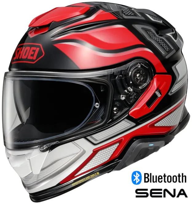 Shoei GT-Air II Full Face Bluetooth Helmet Notch TC-1 SRL Installed
