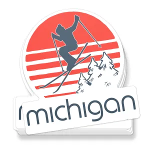 SKI MICHIGAN STICKER