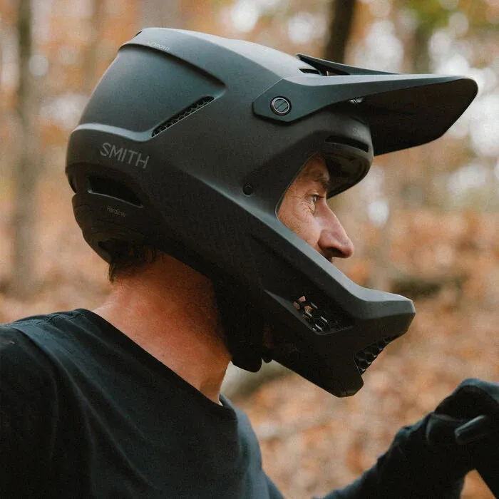 Smith Hardline MIPS Carbon Full Face Helmet - Matt Black Carbon