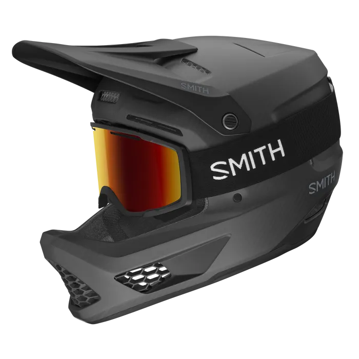 Smith Hardline MIPS Carbon Full Face Helmet - Matt Black Carbon