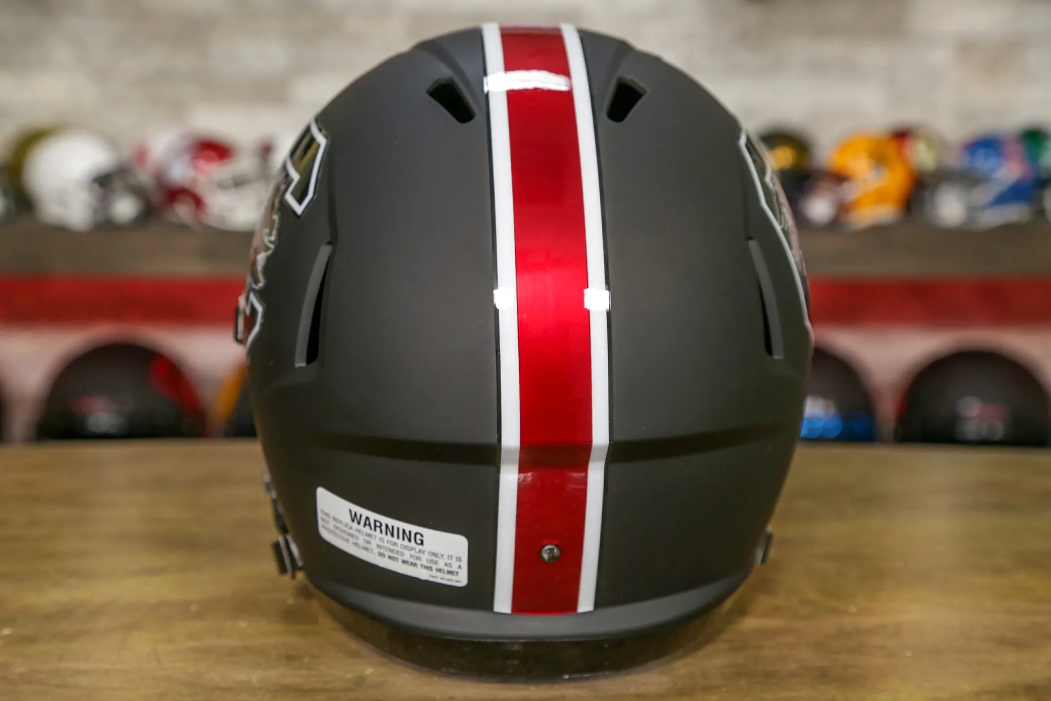 South Carolina Gamecocks Riddell Speed Display Helmet - Matte Black