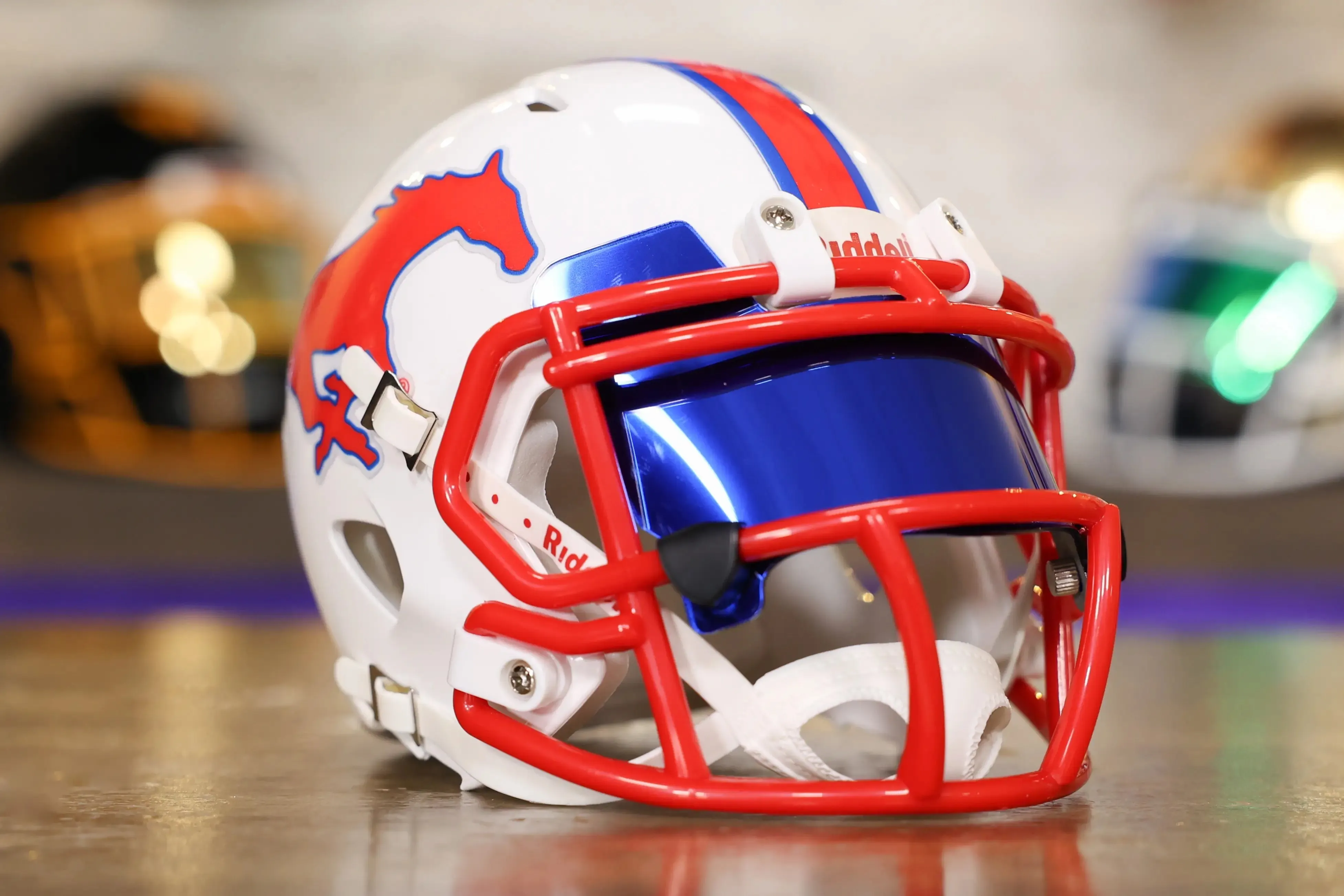 Southern Methodist Mustangs Riddell Speed Mini Helmet - GG Edition 02529
