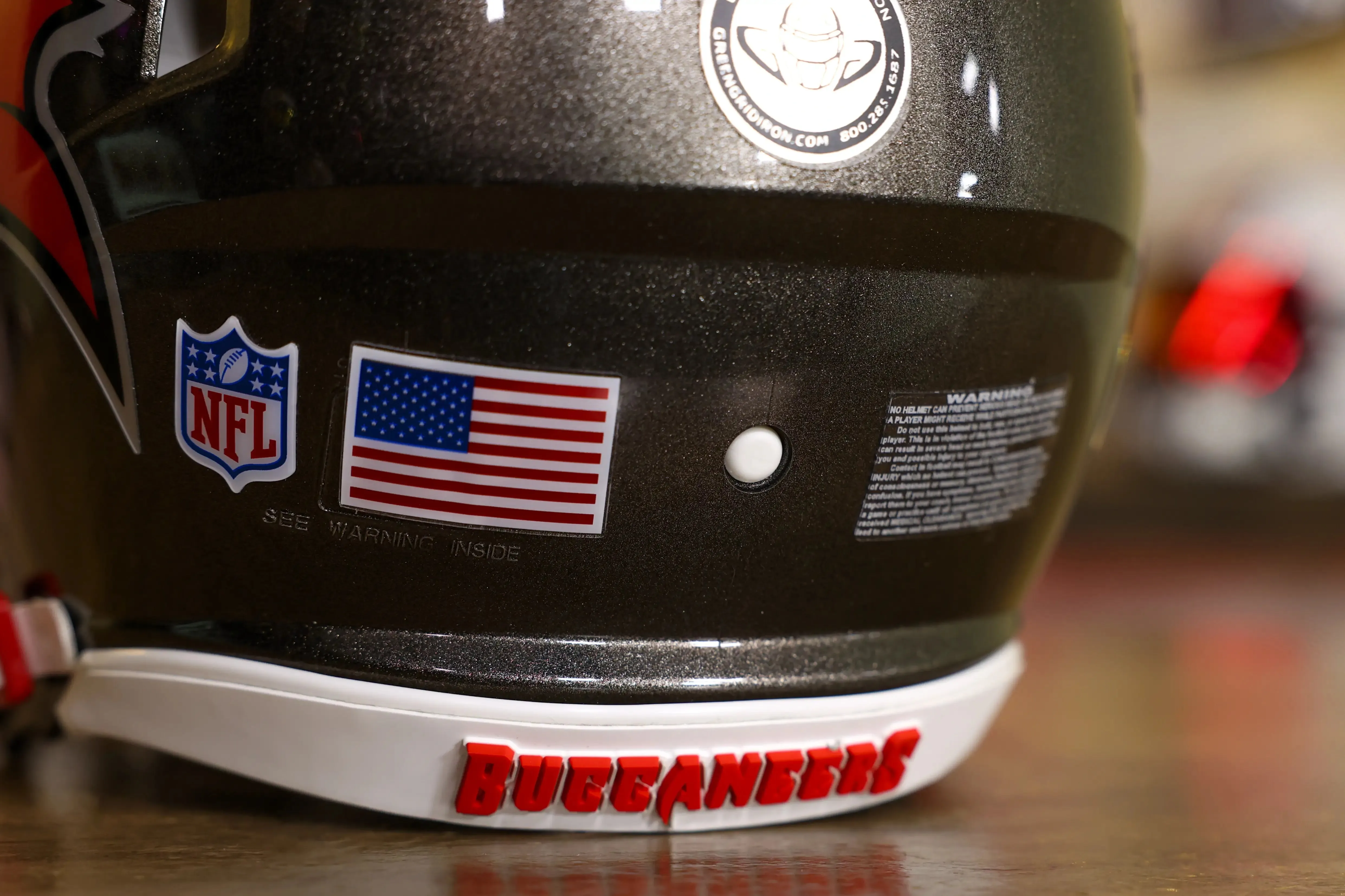 Tampa Bay Buccaneers Riddell Speed Authentic Helmet - GG Edition