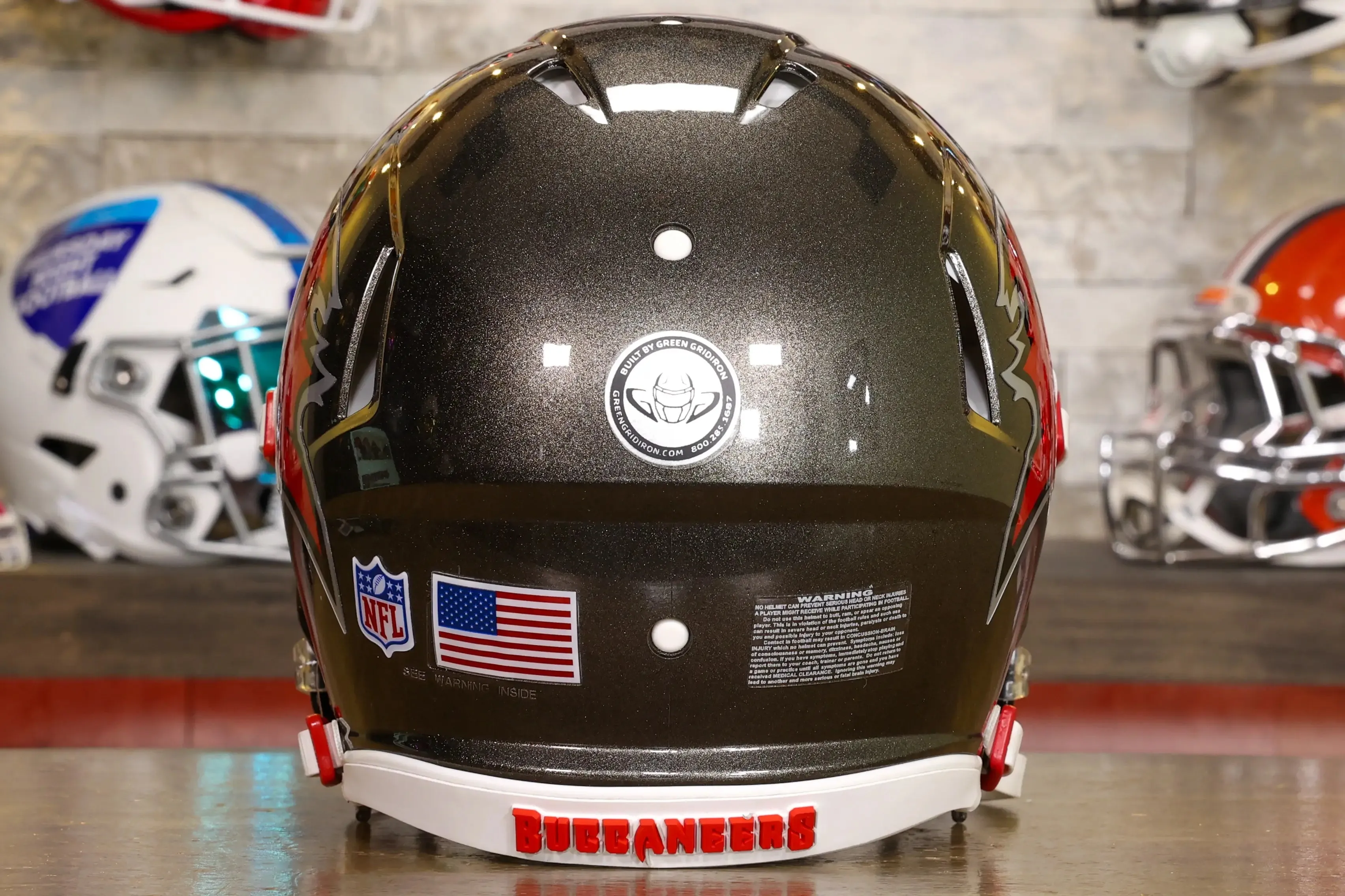 Tampa Bay Buccaneers Riddell Speed Authentic Helmet - GG Edition
