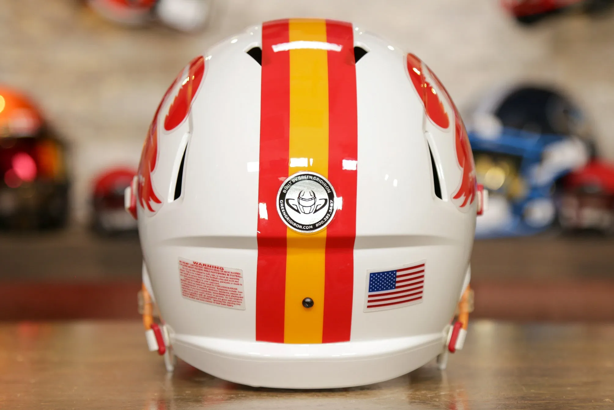 Tampa Bay Buccaneers Riddell Speed Display Helmet - GG Edition 00287