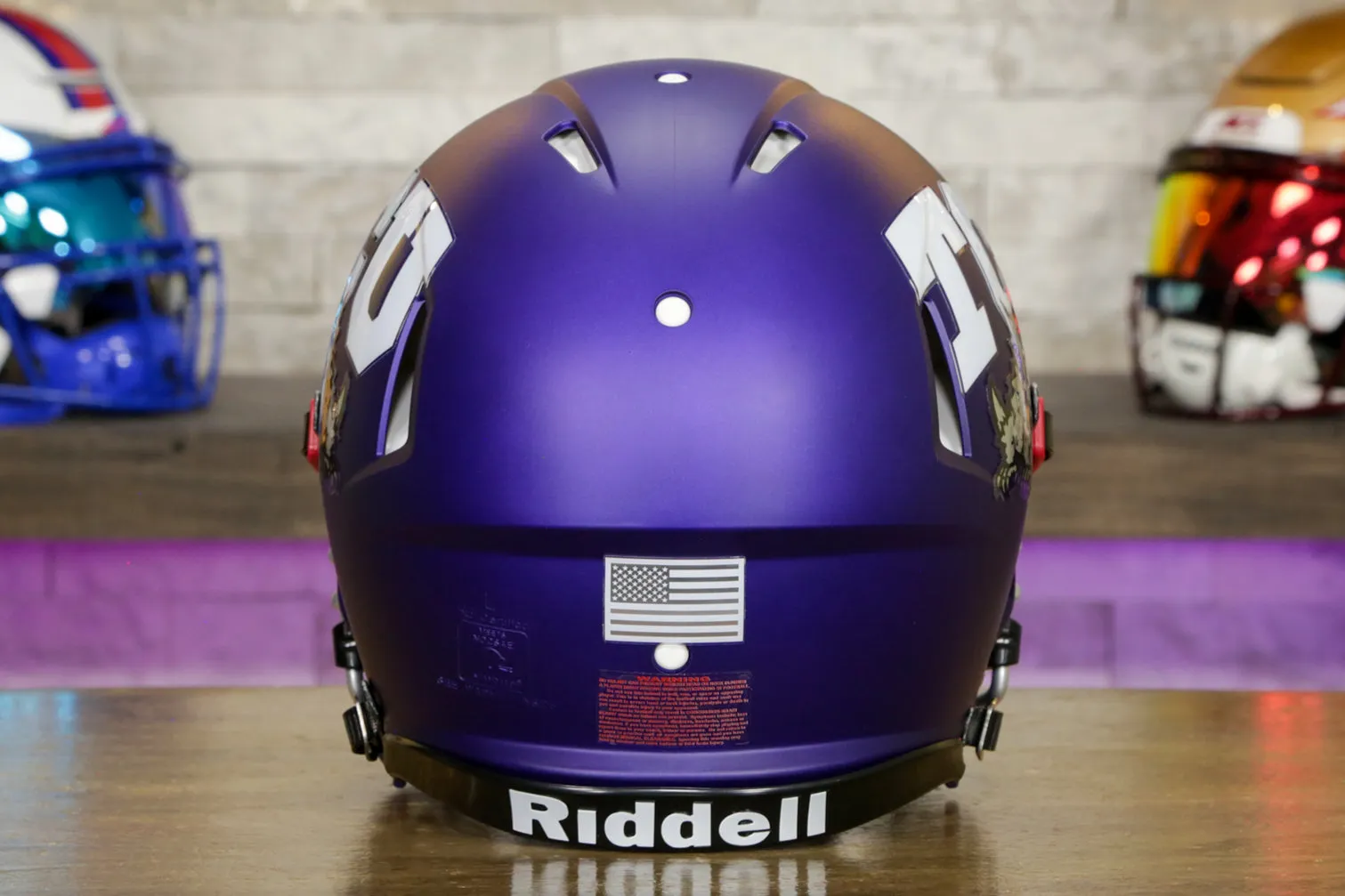 TCU Horned Frogs Riddell Speed Authentic Helmet - GG Edition 00775