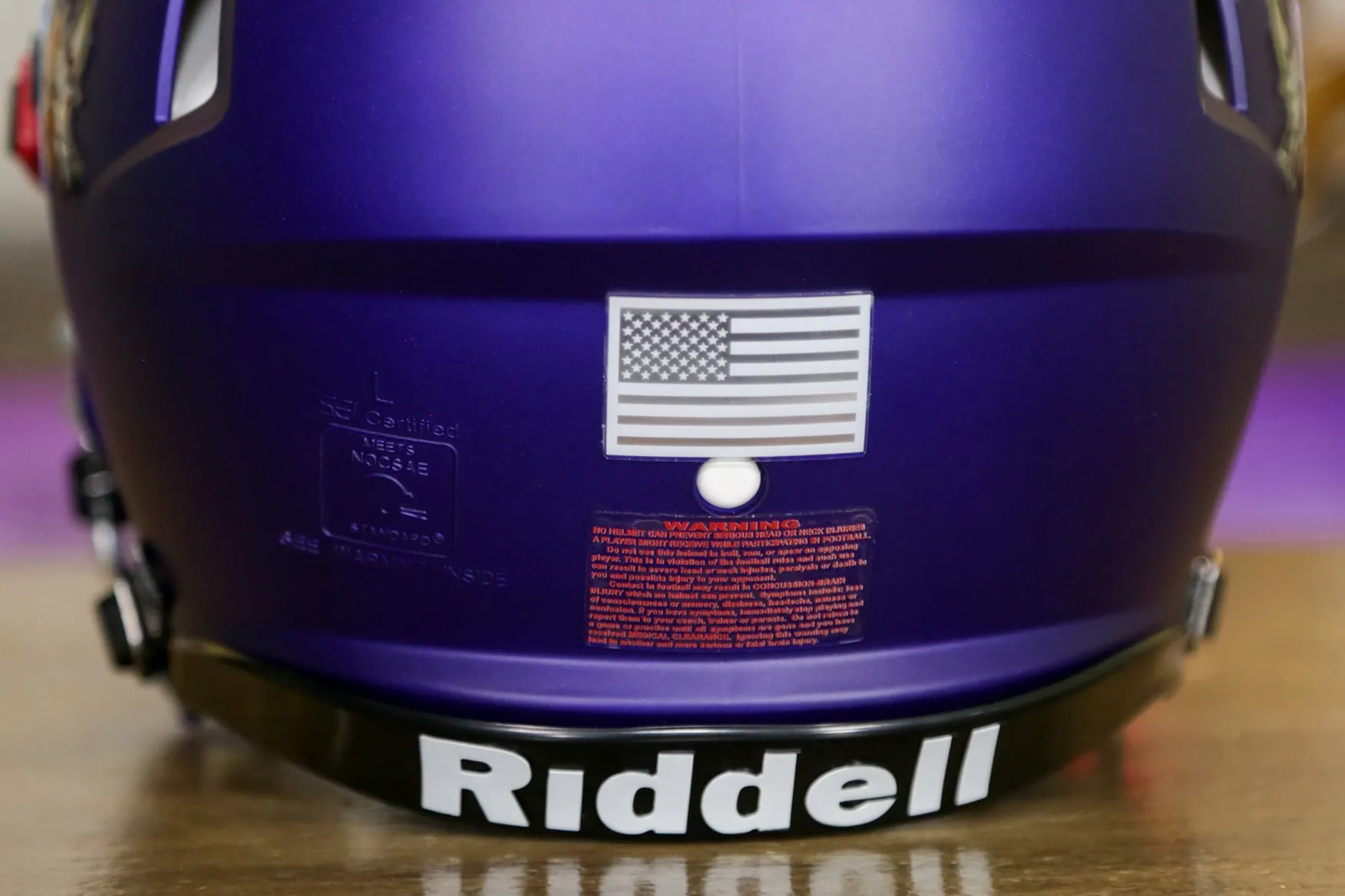 TCU Horned Frogs Riddell Speed Authentic Helmet - GG Edition 00775