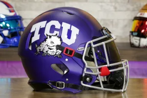 TCU Horned Frogs Riddell Speed Authentic Helmet - GG Edition 00775