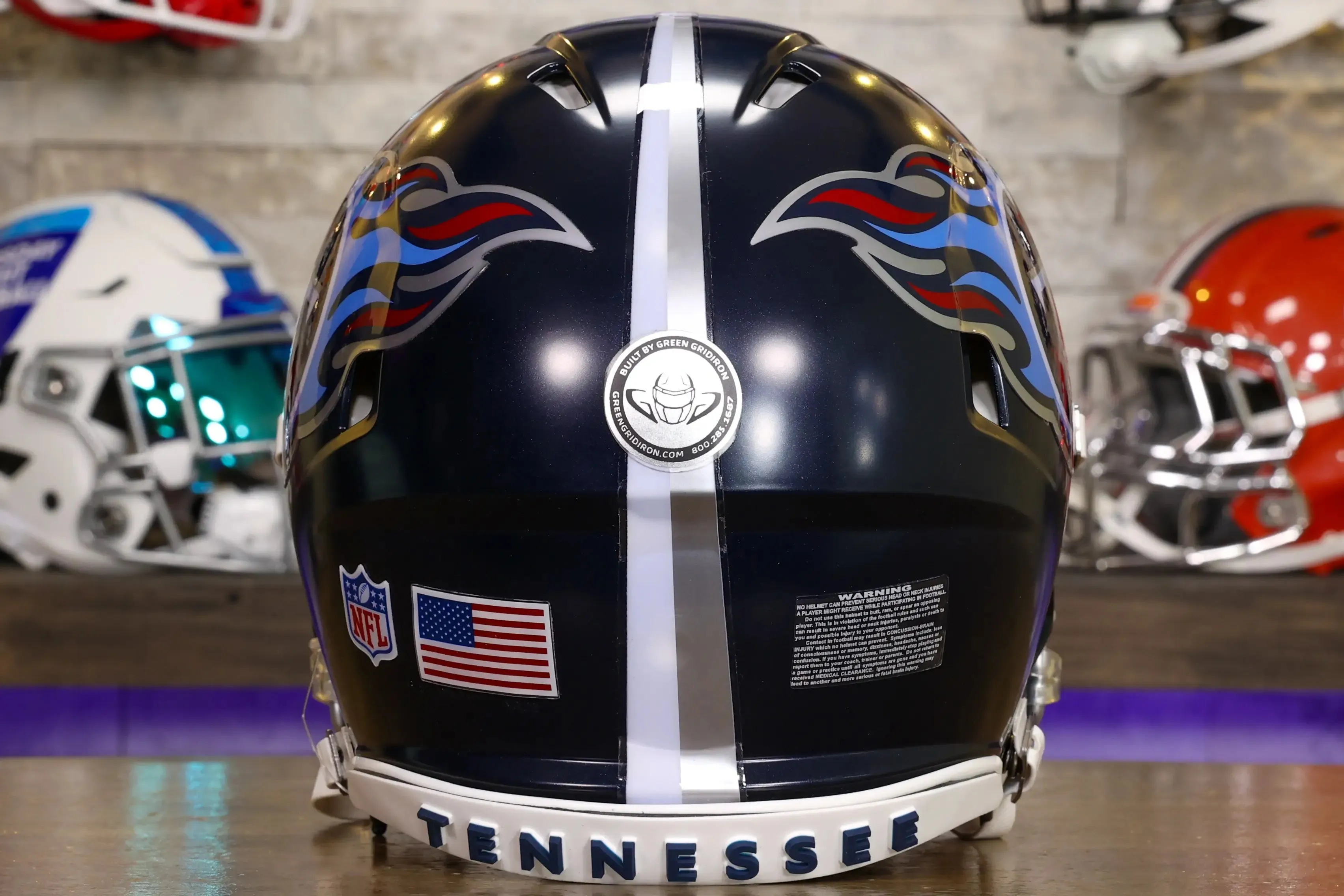 Tennessee Titans Riddell Speed Authentic Helmet - GG Edition
