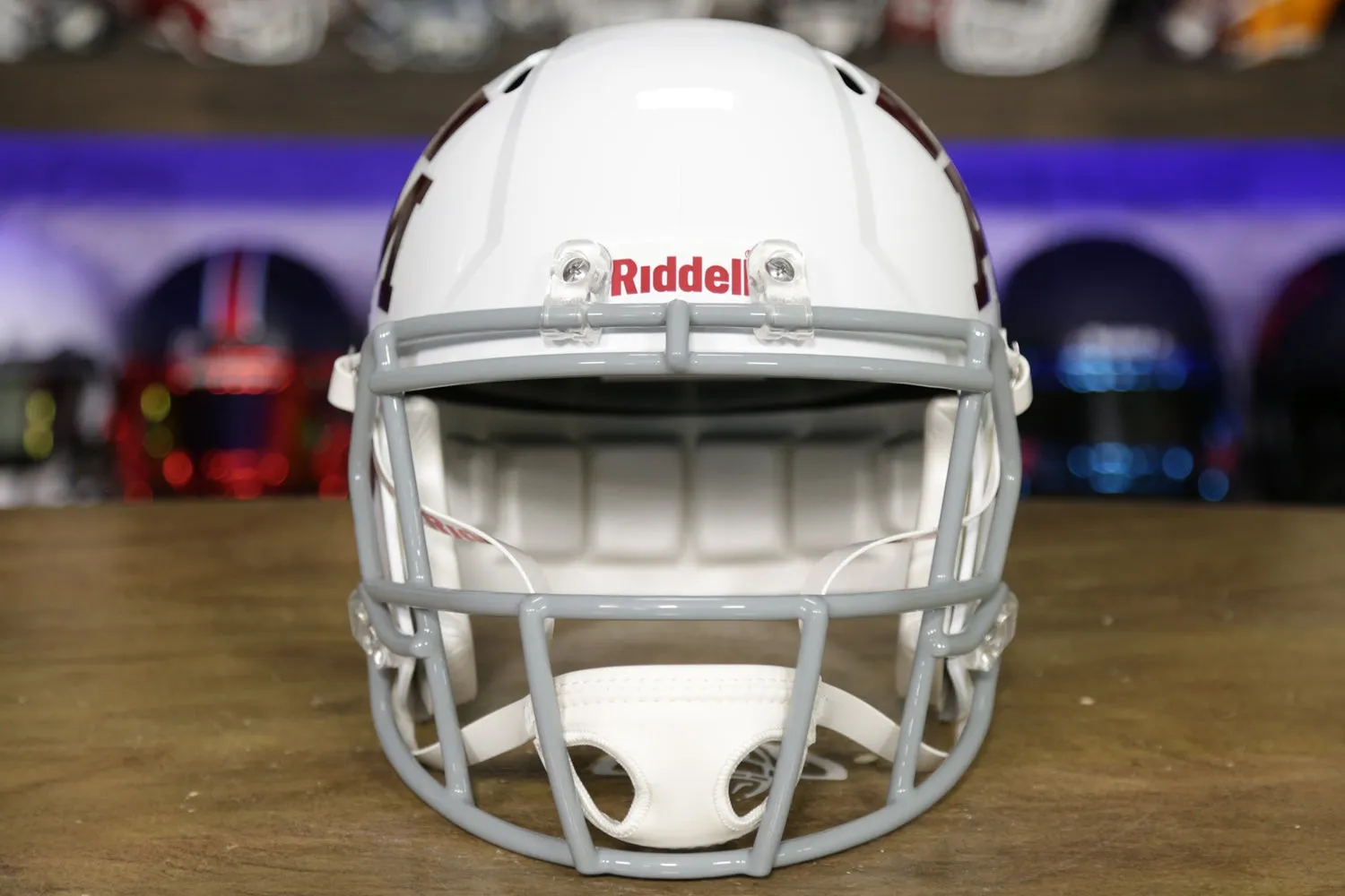 Texas A&M Aggies Riddell Speed Display Helmet - White