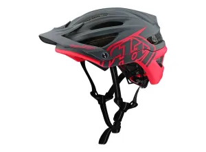 Troy Lee Designs A2 MIPS MTB Helmet - Decoy - Dark Gray-Flo Pink - 2019