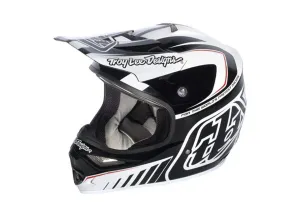 Troy Lee Designs Air Delta Full Face Helmet - White-Black