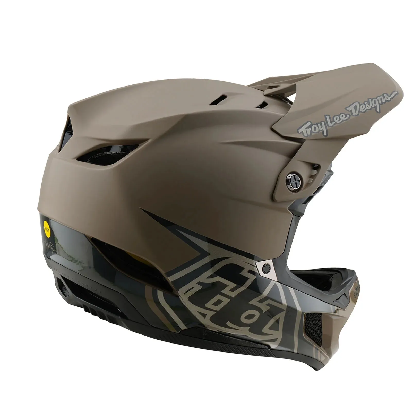Troy Lee Designs D4 Composite Full Face Helmet - Stealth - Caper