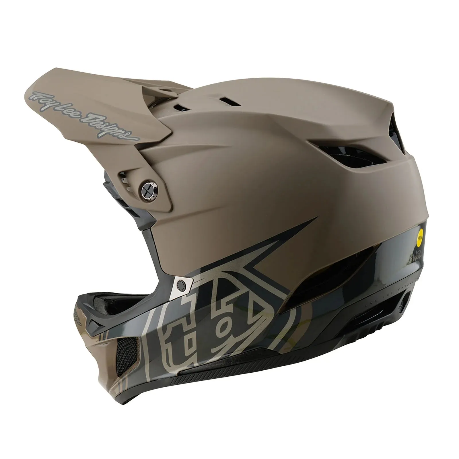 Troy Lee Designs D4 Composite Full Face Helmet - Stealth - Caper