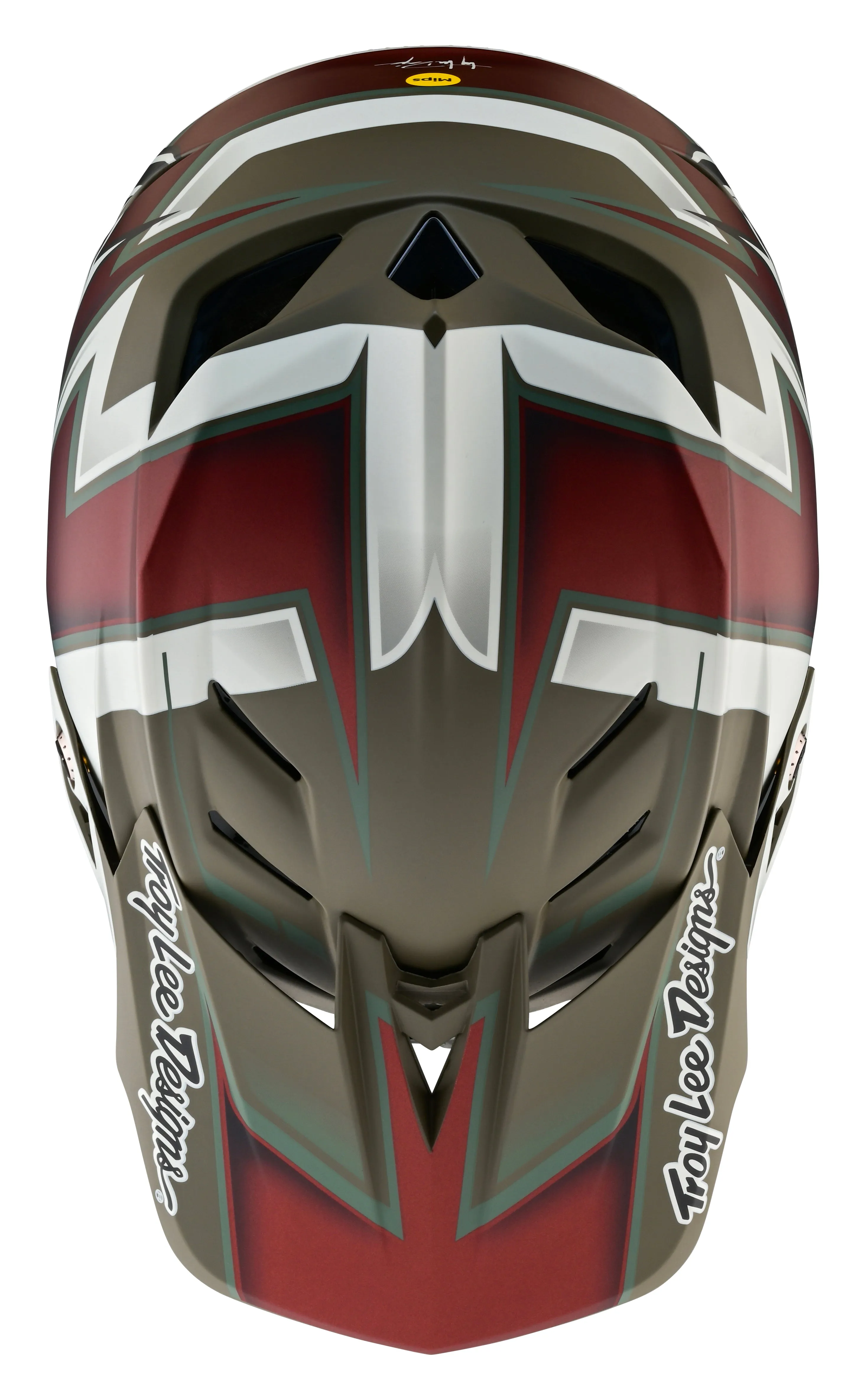 Troy Lee Designs D4 Composite Full Face Helmet with MIPS - Ever - Tarmac
