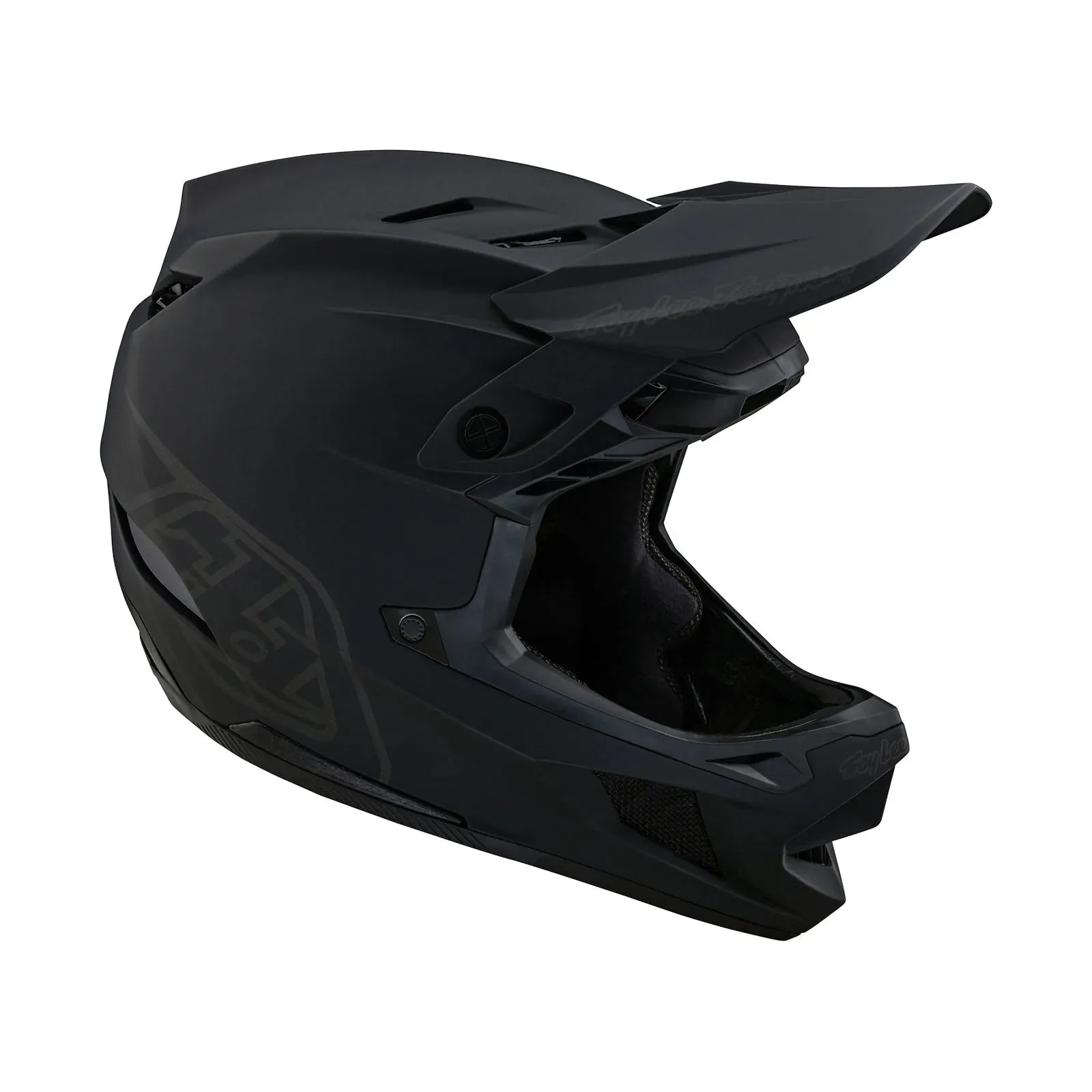 Troy Lee Designs D4 Polyacrylite Full Face Helmet with MIPS - Stealth Black