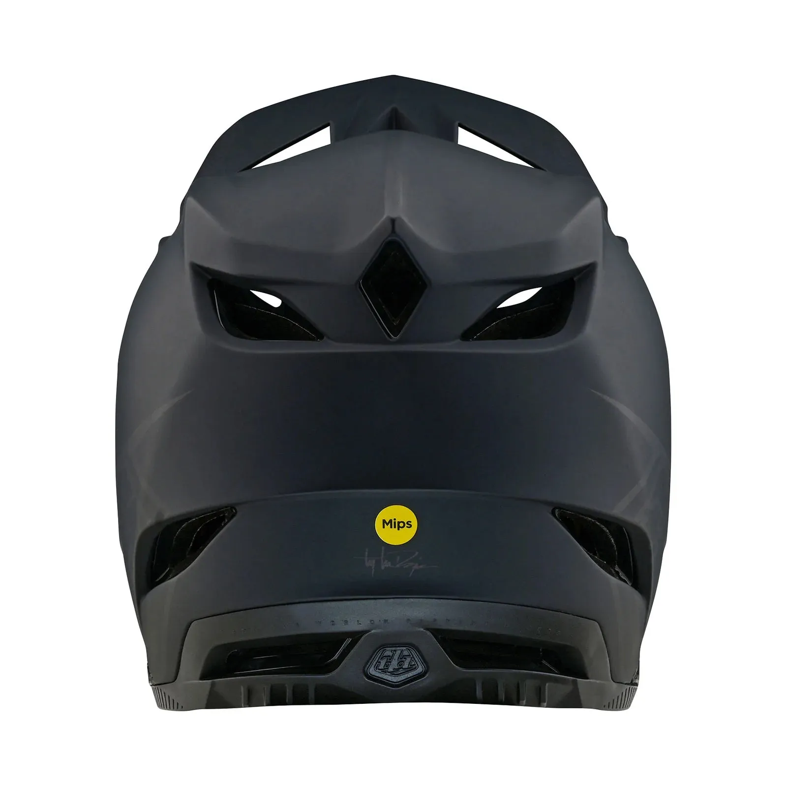 Troy Lee Designs D4 Polyacrylite Full Face Helmet with MIPS - Stealth Black