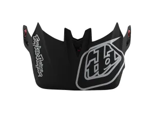 Troy Lee Designs D4 Replacement Visor - Mirage - Black-Silver