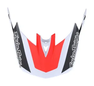 Troy Lee Designs D4 Replacement Visor - Team - SRAM White-Red