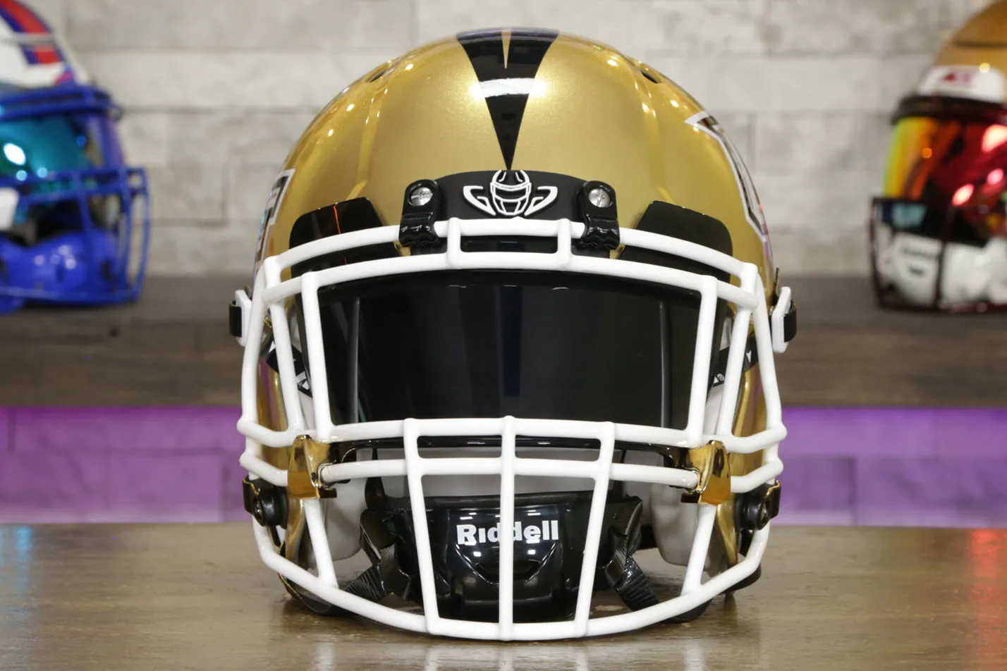 UCF Golden Knights Riddell Speed Authentic Helmet - Gold GG Edition