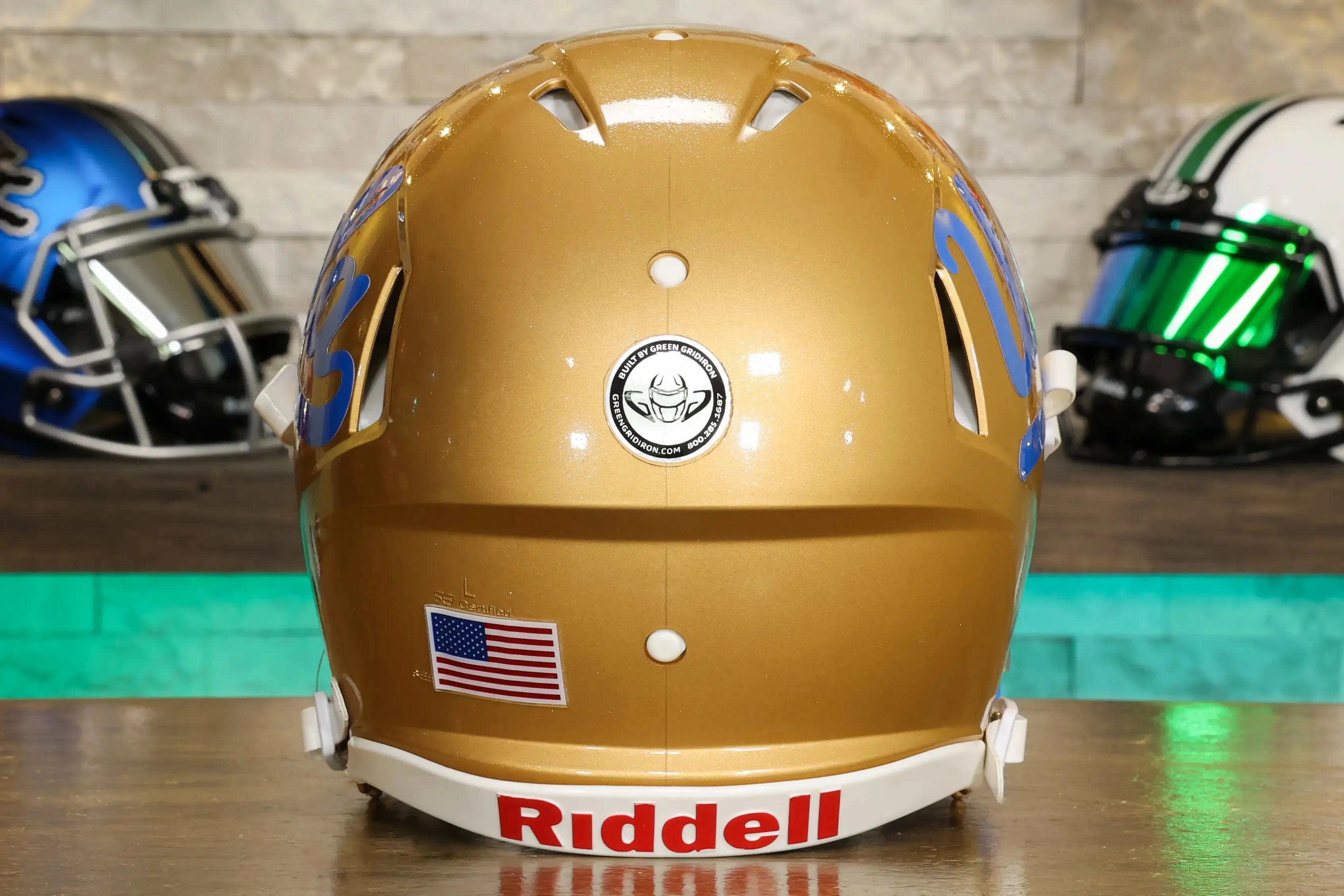 UCLA Bruins Riddell Speed Authentic Helmet - GG Edition 02001