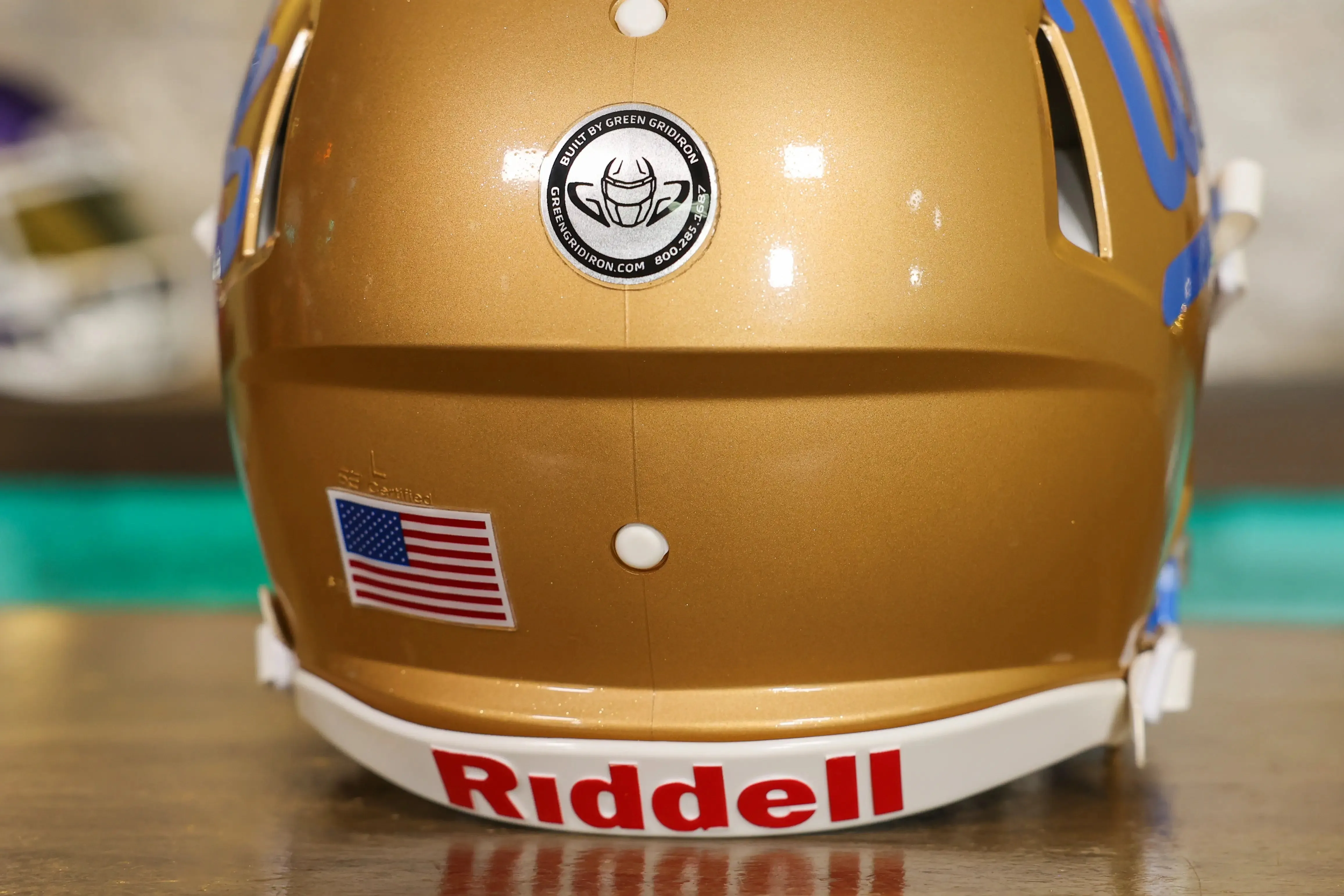 UCLA Bruins Riddell Speed Authentic Helmet - GG Edition 02001