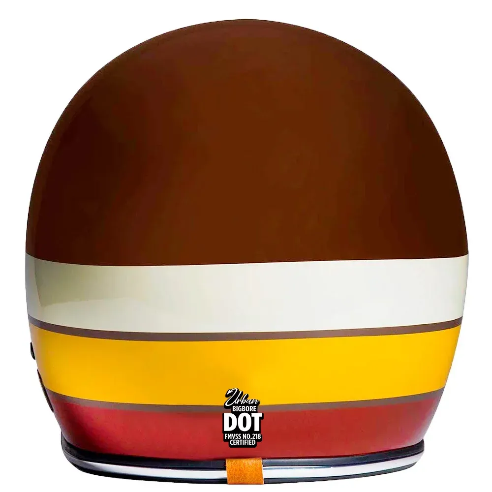 Urban Open Face Helmet Tracer Sunset Brown
