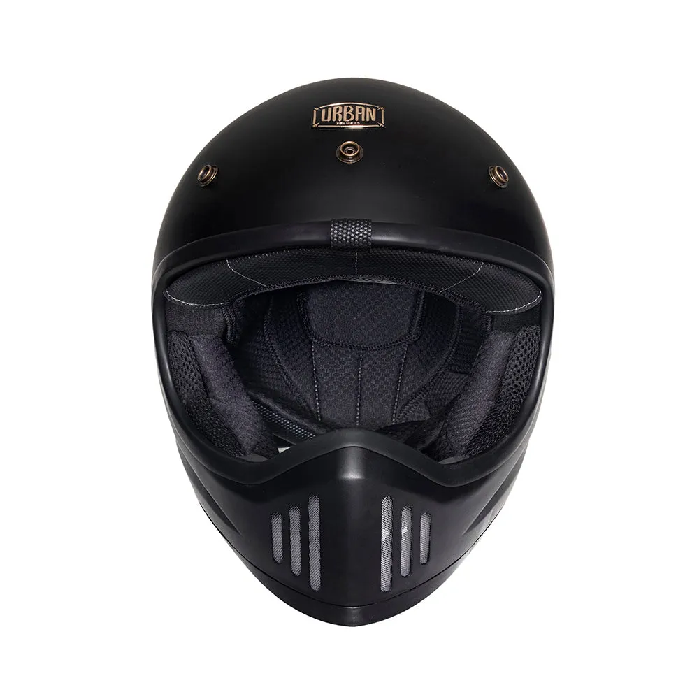 Urban Retro Off-Road Helmet Desperado Matte Black
