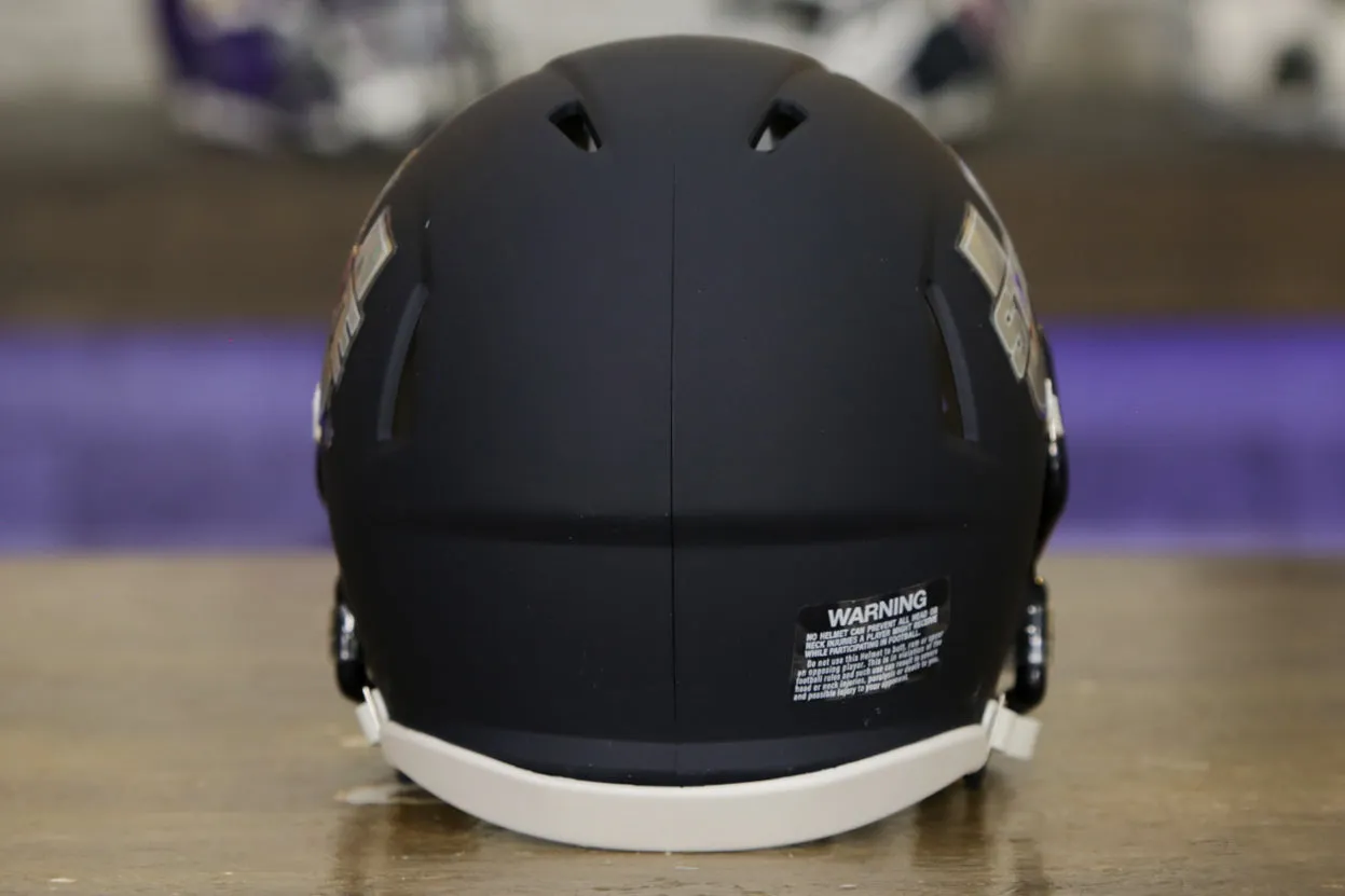 Utah State Aggies Riddell Speed Mini Helmet - Matte Navy