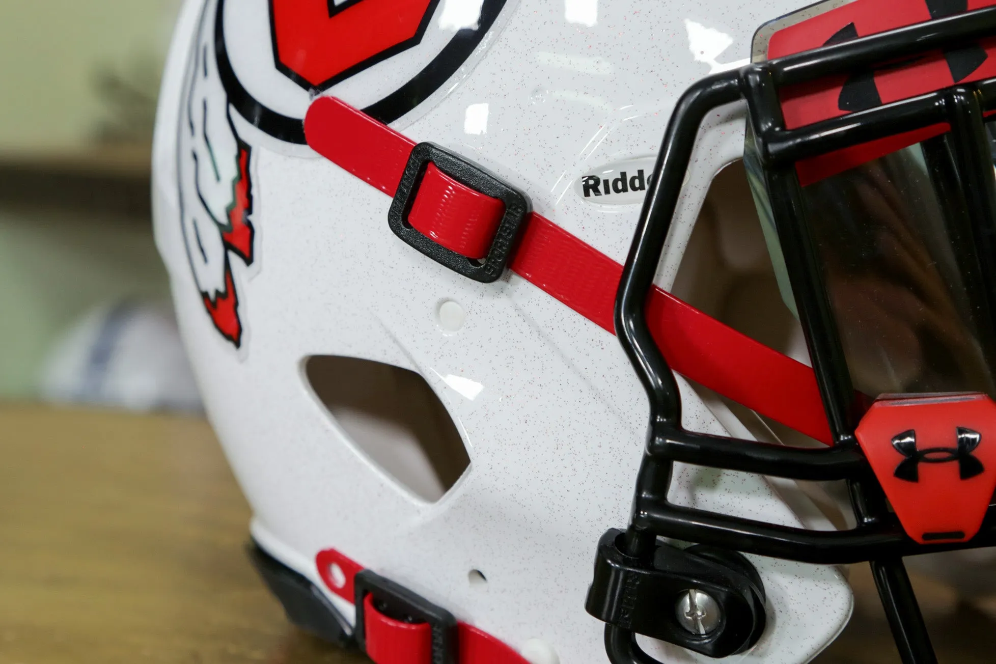 Utah Utes Riddell Speed Authentic Helmet - GG Edition 00078
