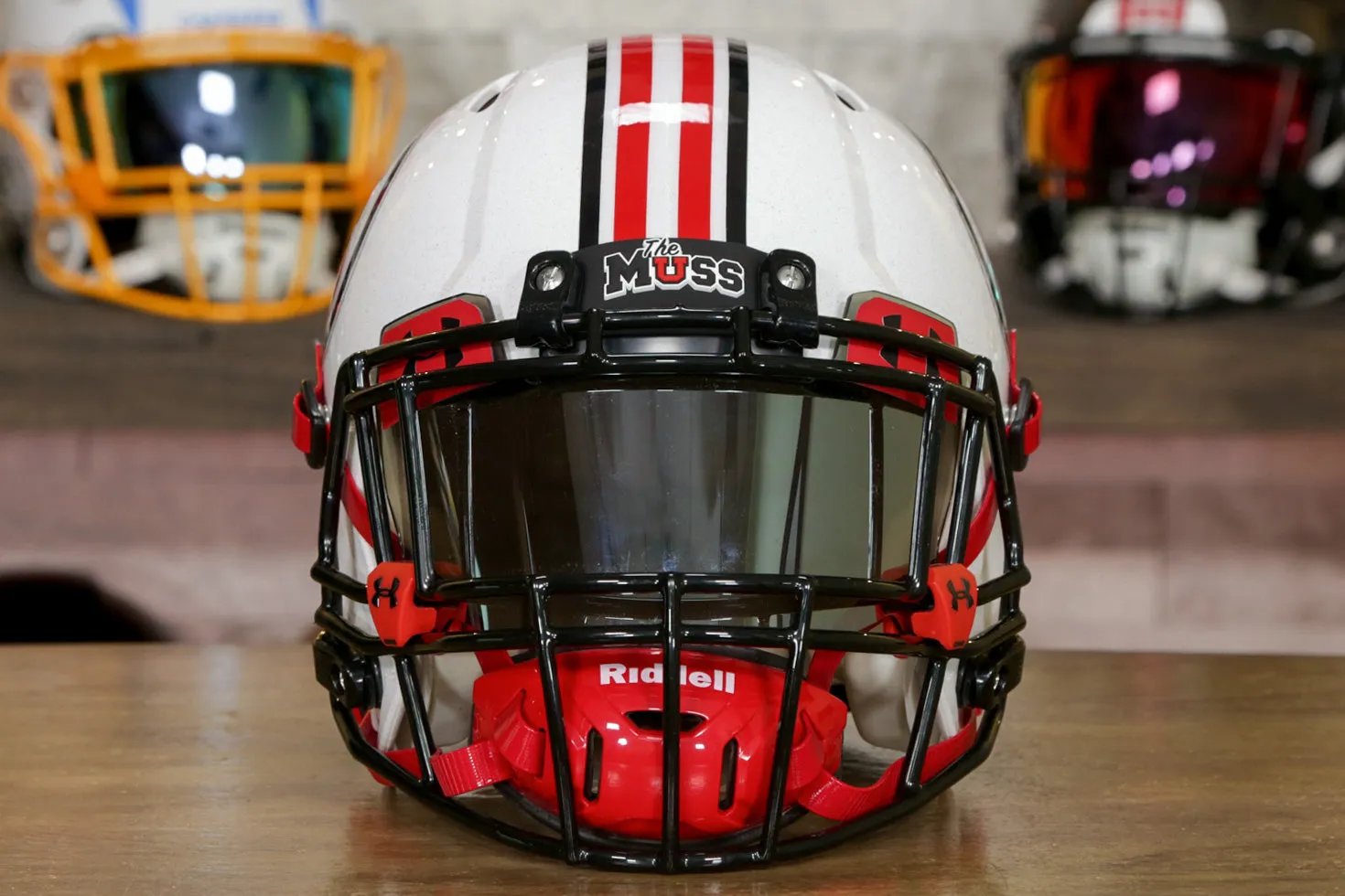 Utah Utes Riddell Speed Authentic Helmet - GG Edition 00078