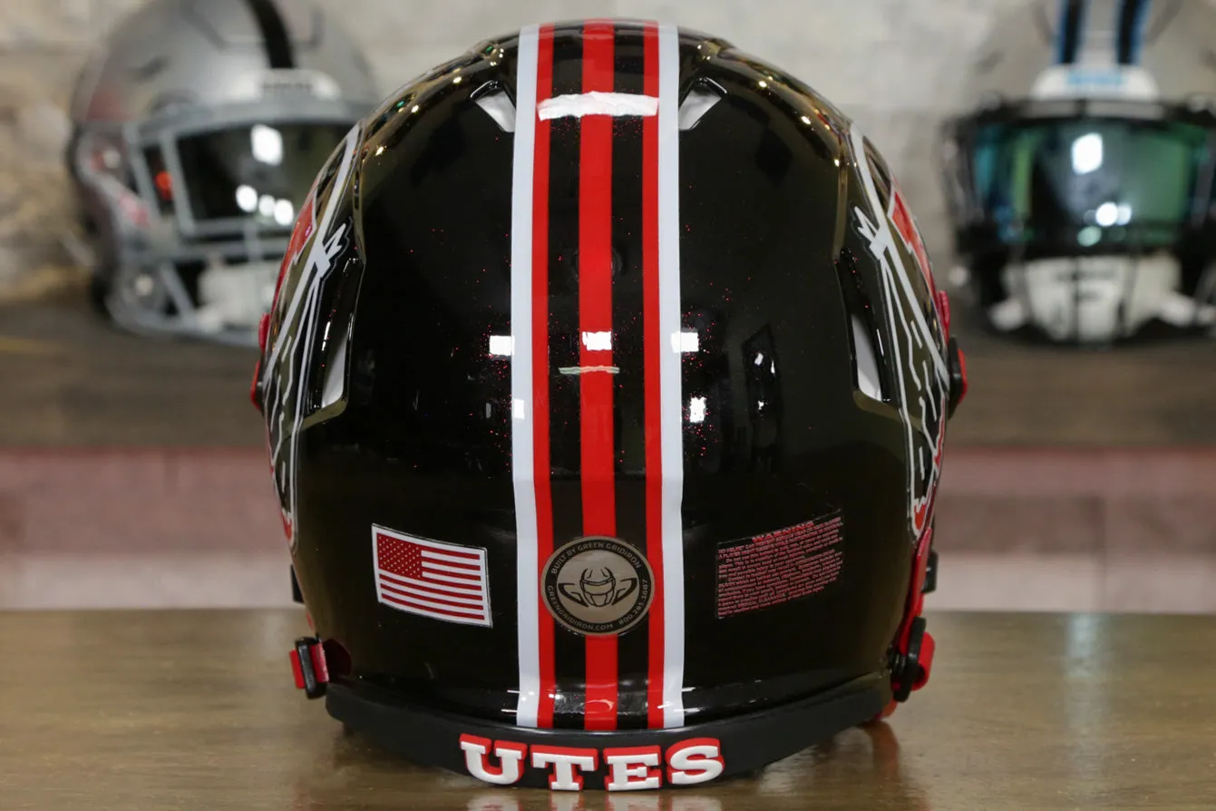 Utah Utes Riddell Speed Authentic Helmet - GG Edition 00448