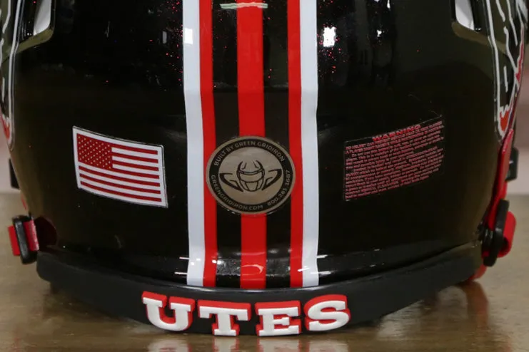 Utah Utes Riddell Speed Authentic Helmet - GG Edition 00448