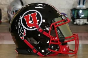 Utah Utes Riddell Speed Authentic Helmet - GG Edition 00448