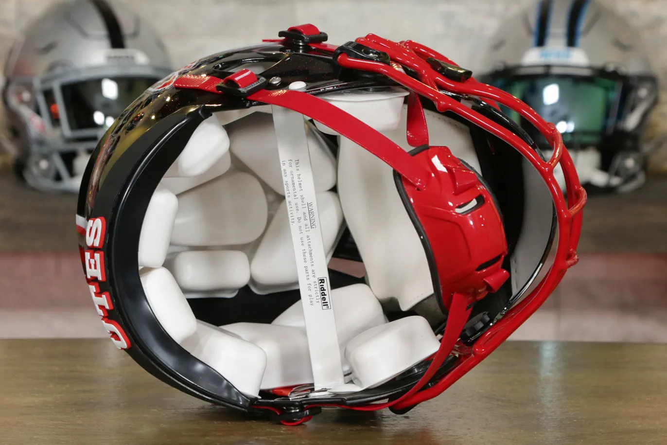 Utah Utes Riddell Speed Authentic Helmet - GG Edition 00448