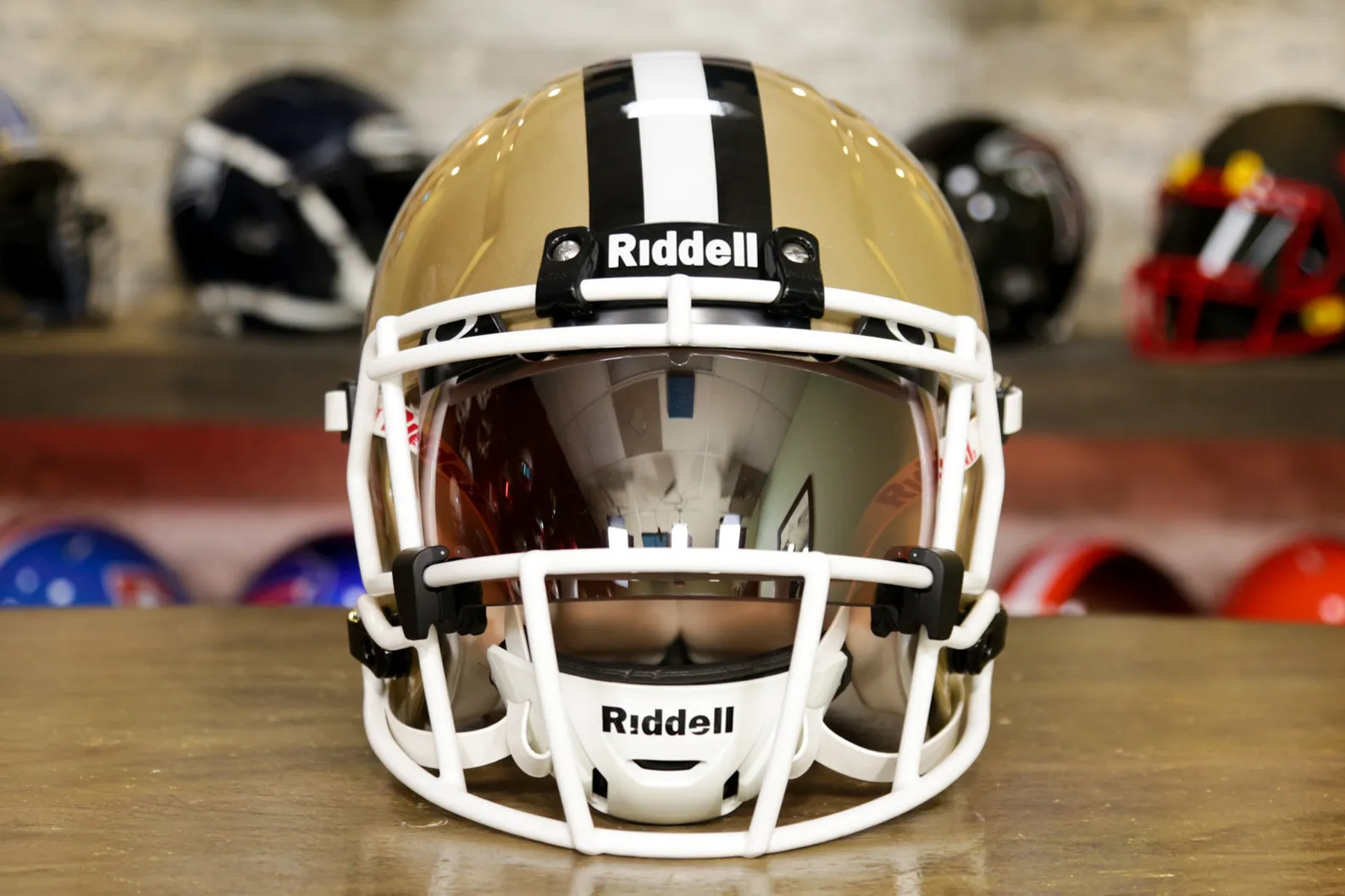 Vanderbilt Commodores Riddell Speed Authentic Helmet - GG Edition 00057