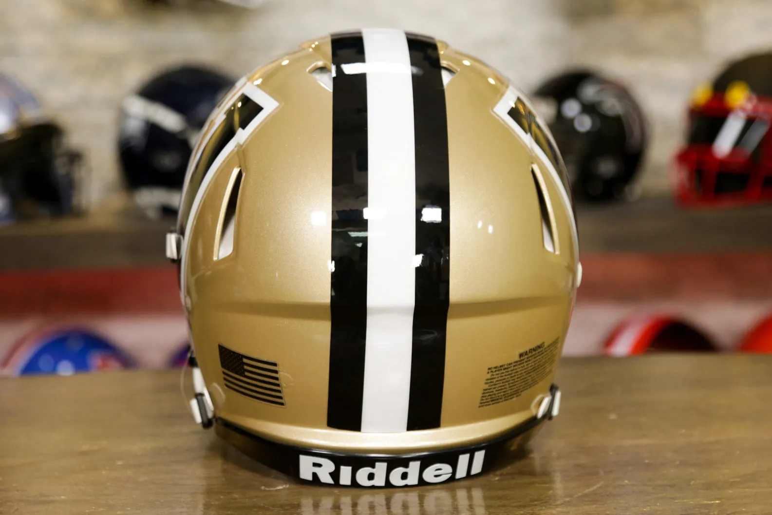 Vanderbilt Commodores Riddell Speed Authentic Helmet - GG Edition 00057