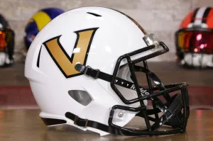 Vanderbilt Commodores Riddell Speed Display Helmet - White