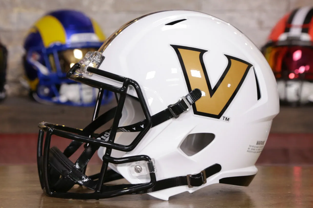 Vanderbilt Commodores Riddell Speed Display Helmet - White