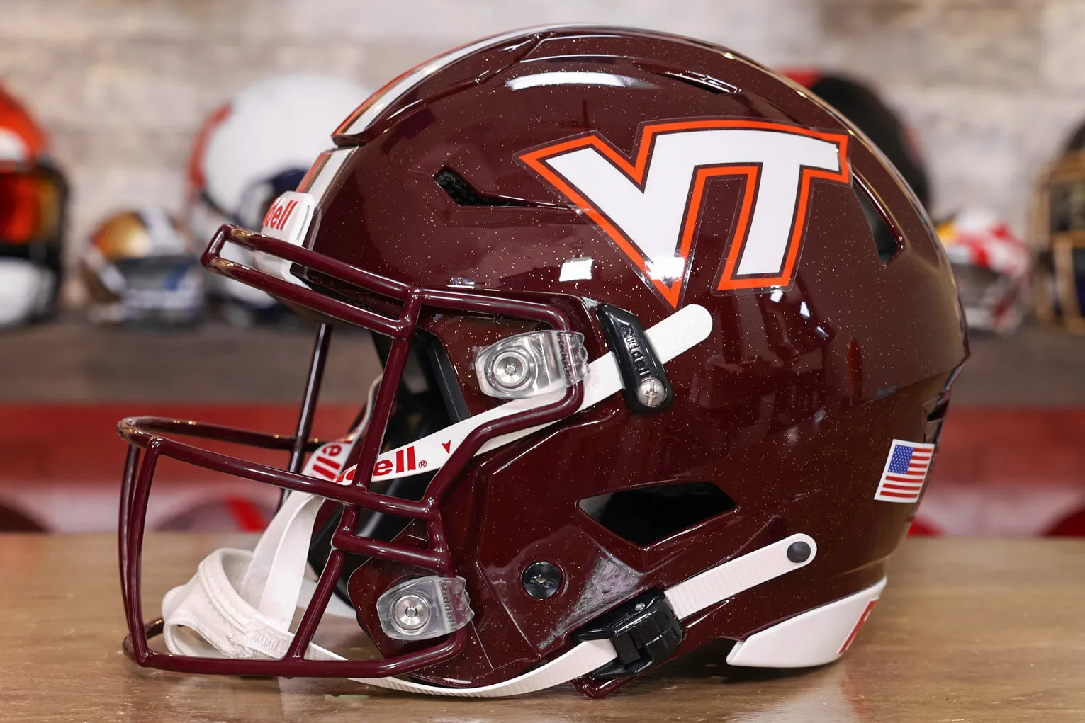 Virginia Tech Hokies Riddell SpeedFlex Helmet