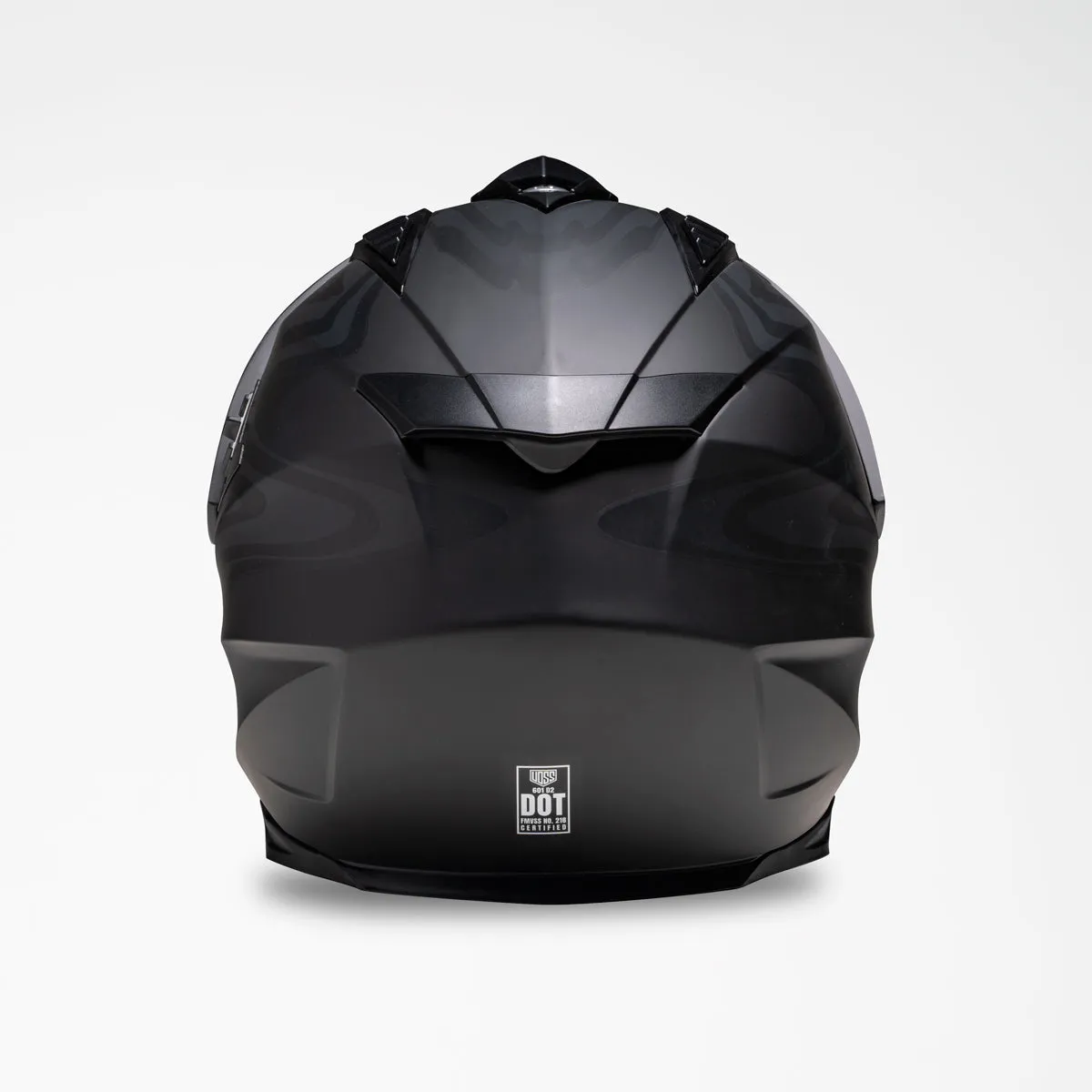 Voss 601 D2 Dual Sport Two-Tone Slick Helmet